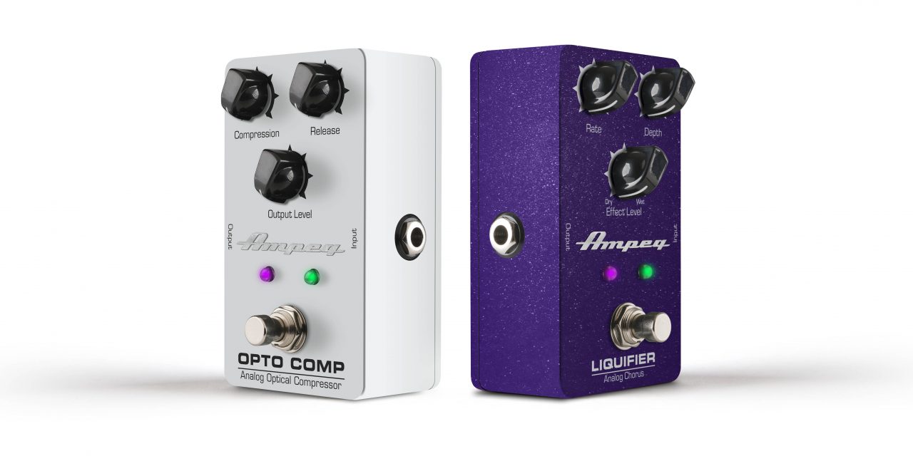 Ampeg Launch Analog Chorus and Optical Compressor